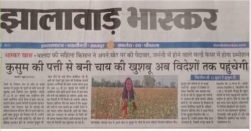 Dainik Bhaskar newspaper clipping